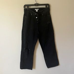 H&M Black Ripped Jeans